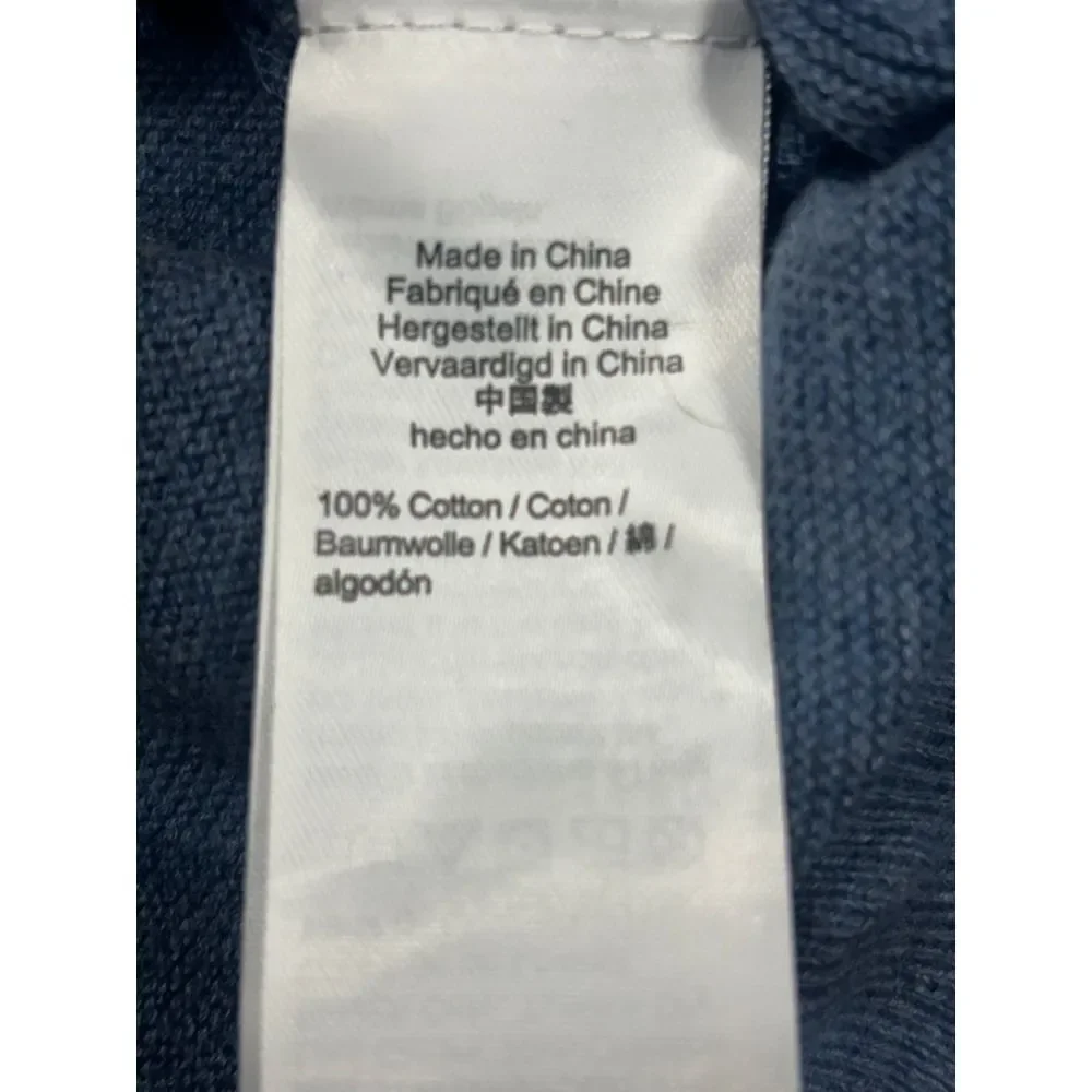 J. Crew NWOT‎ Cotton Crewneck Pullover Sweater in Blue Size XL